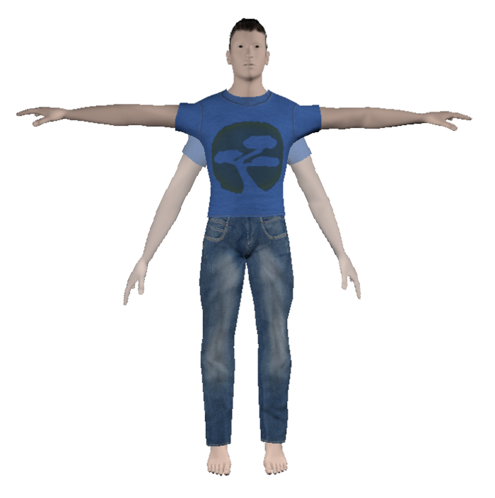 T-pose and A-pose